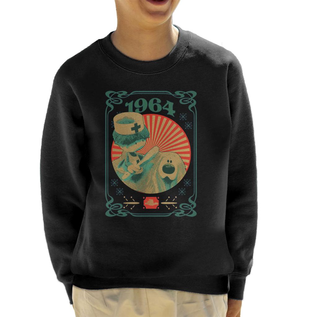 The Magic Roundabout Retro Brush Dougal Kid's Sweatshirt product image 1