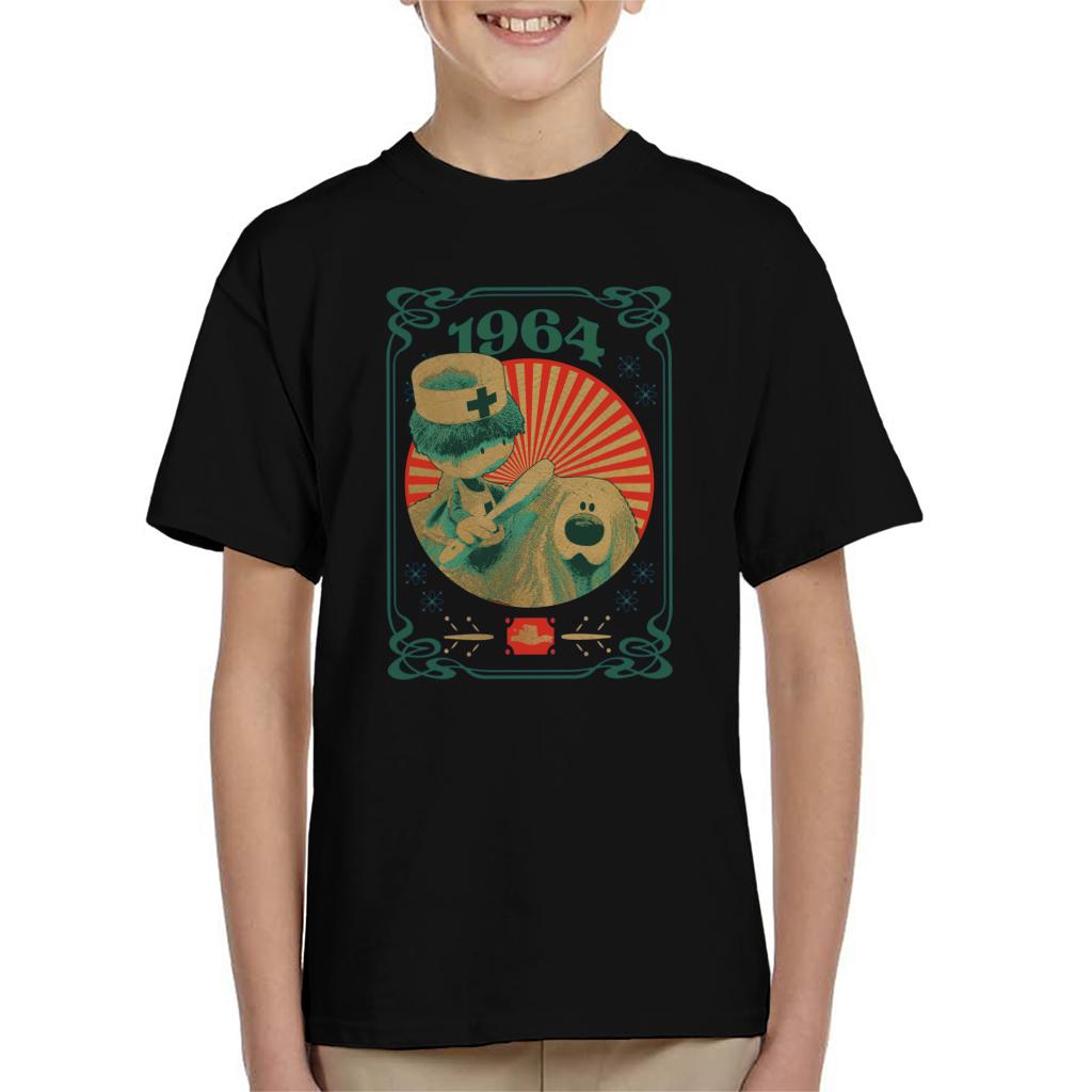 The Magic Roundabout Retro Brush Dougal Kid's T-Shirt product image 1