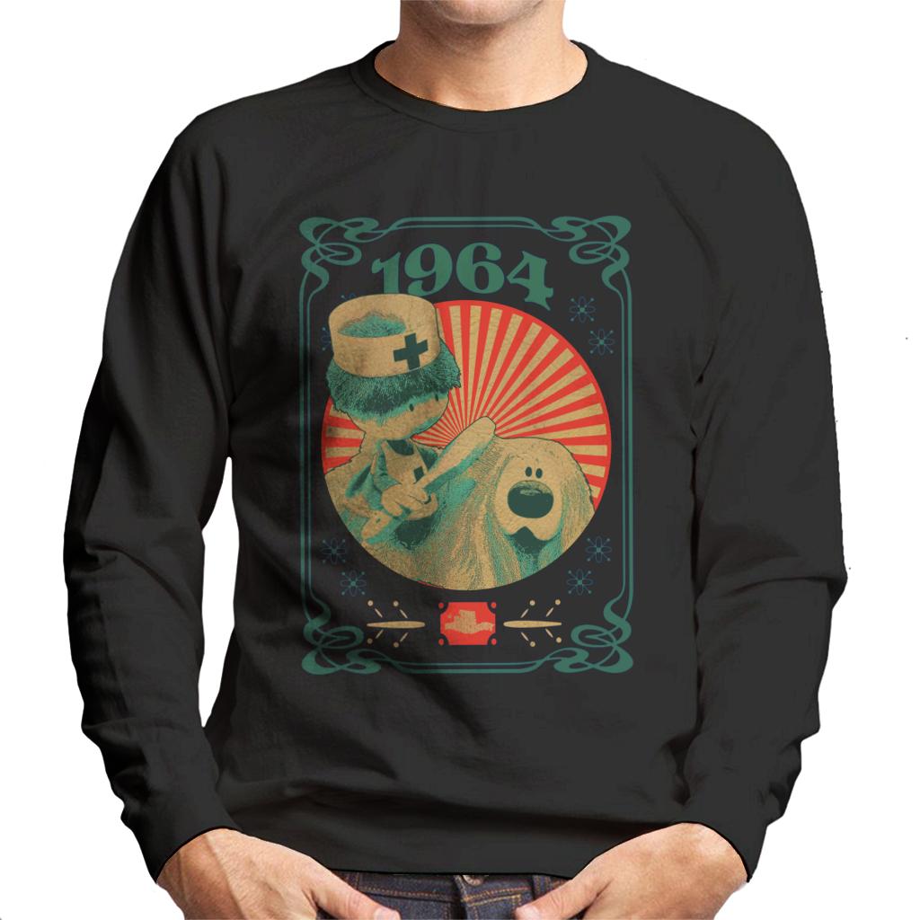 The Magic Roundabout Retro Brush Dougal Men's Sweatshirt product image 1