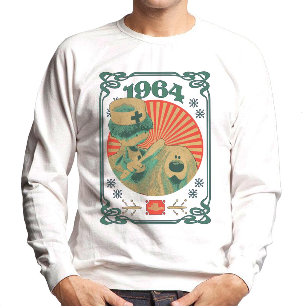 The Magic Roundabout Retro Brush Dougal Men's Sweatshirt product image 4