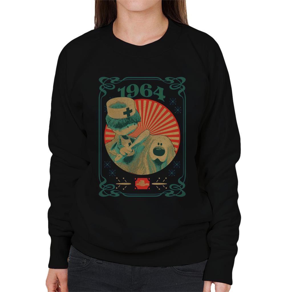 The Magic Roundabout Retro Brush Dougal Women's Sweatshirt product image 1