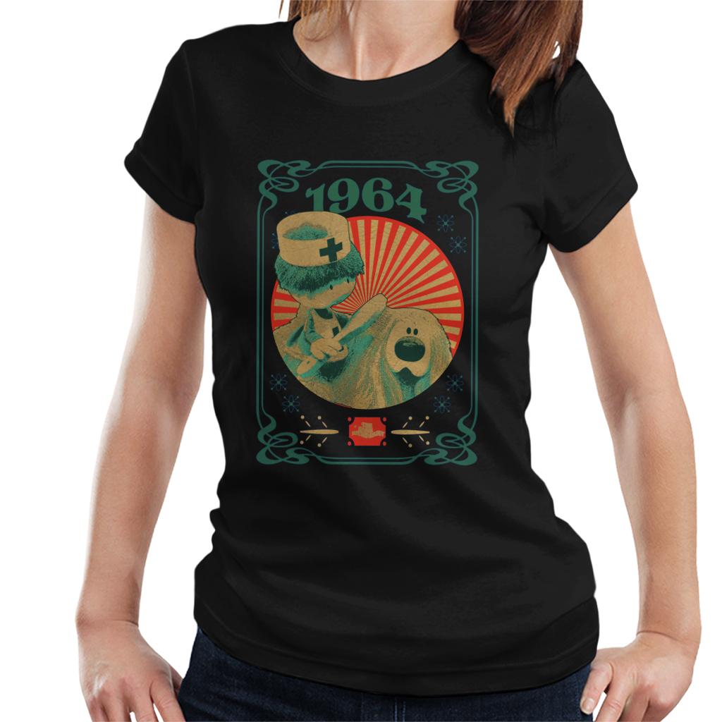 The Magic Roundabout Retro Brush Dougal Women's T-Shirt product image 1