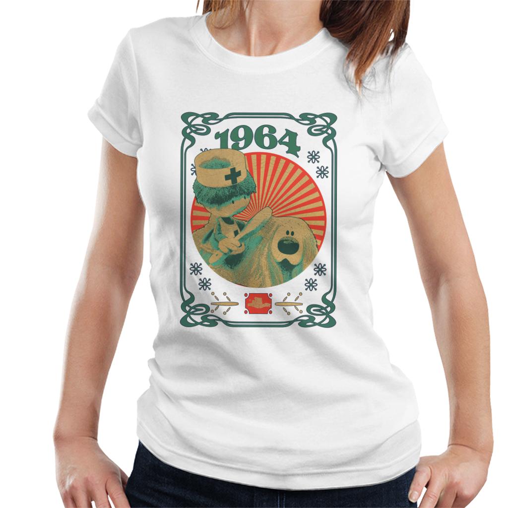 The Magic Roundabout Retro Brush Dougal Women's T-Shirt product image 4