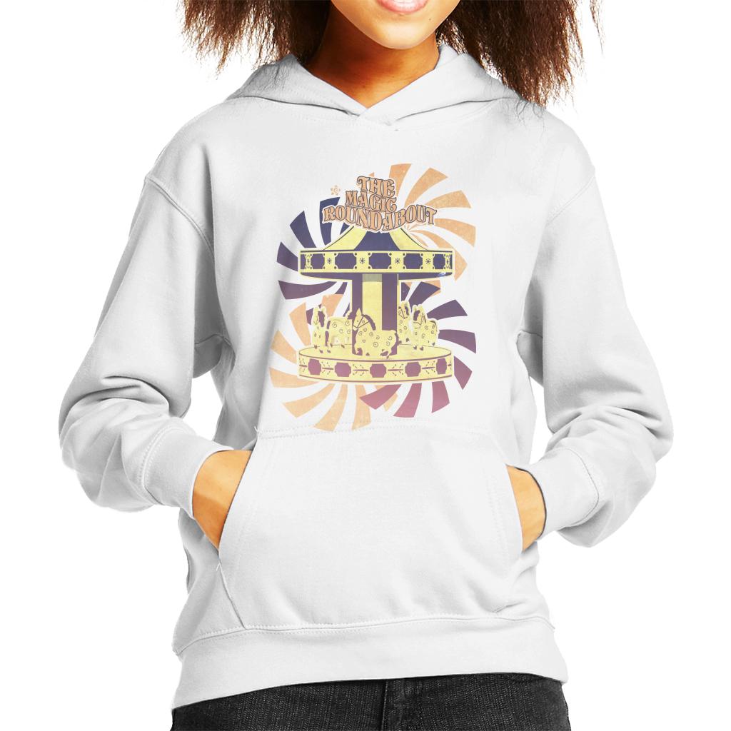 The Magic Roundabout Retro Carousel Kid's Hooded Sweatshirt product image 6