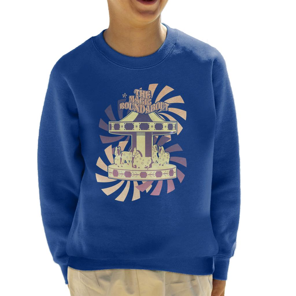 The Magic Roundabout Retro Carousel Kid's Sweatshirt product image 4