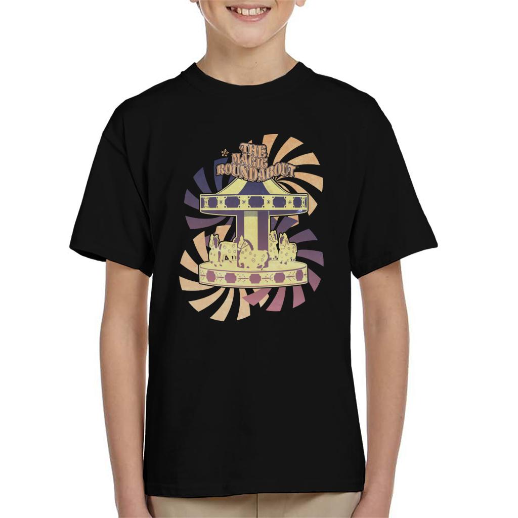 The Magic Roundabout Retro Carousel Kid's T-Shirt product image 1