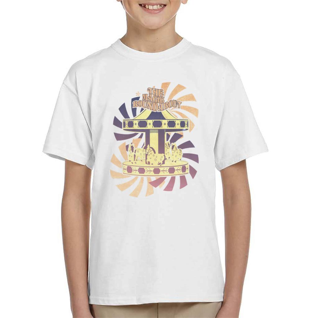 The Magic Roundabout Retro Carousel Kid's T-Shirt product image 4