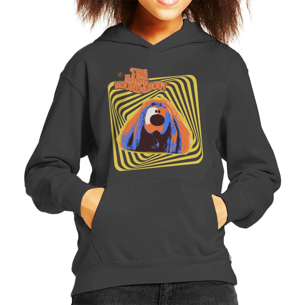The Magic Roundabout Retro Psychedelic Dougal Kid's Hooded product image 4
