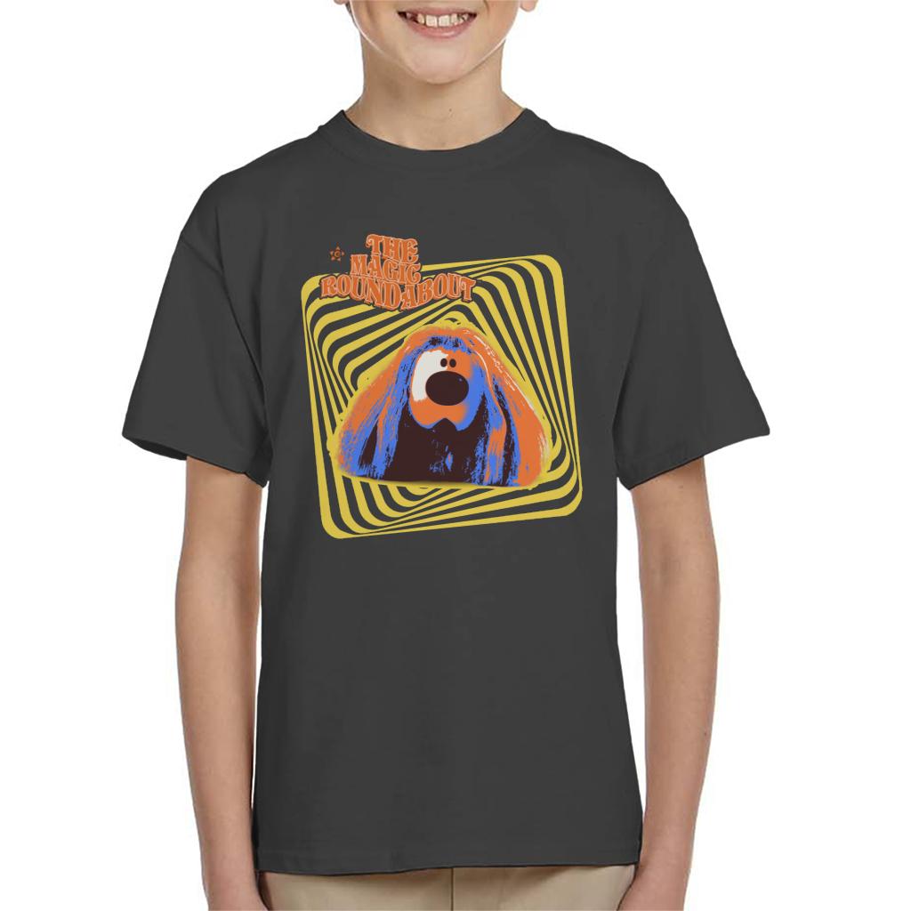 The Magic Roundabout Retro Psychedelic Dougal Kid's T-Shirt product image 4