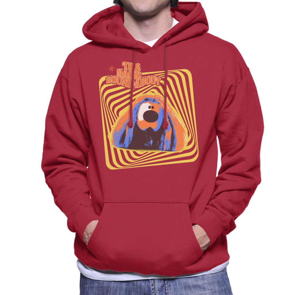 The Magic Roundabout Retro Psychedelic Dougal Men's Hooded product image 8