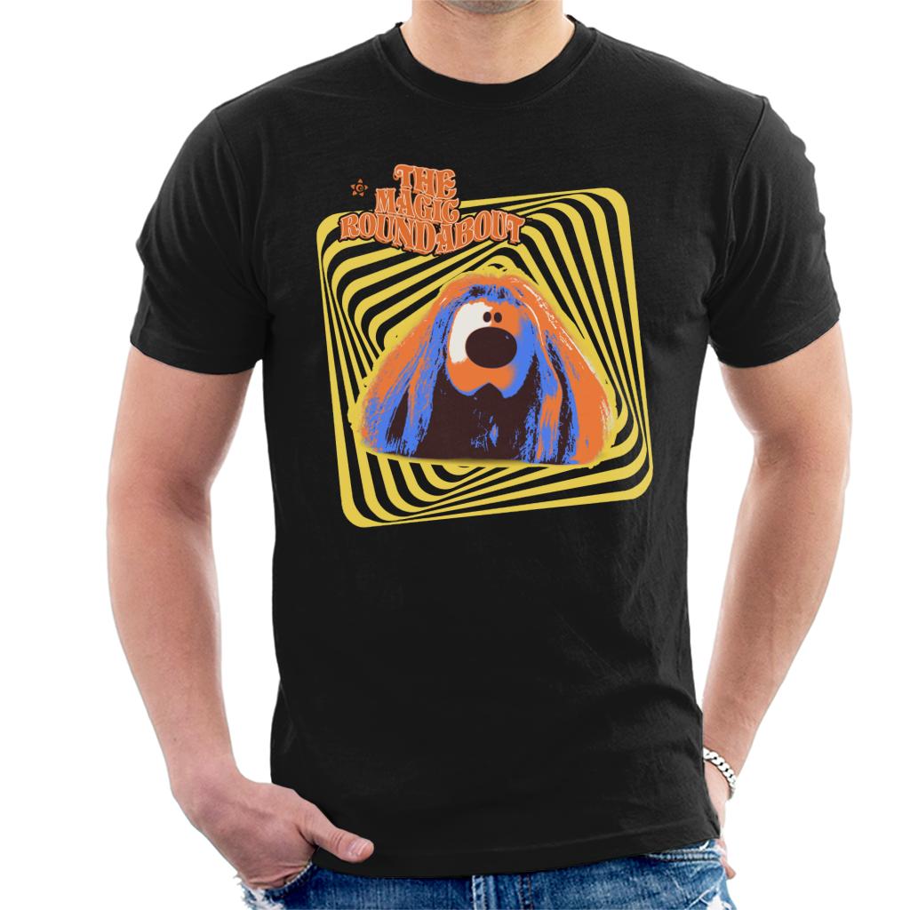 The Magic Roundabout Retro Psychedelic Dougal Men's T-Shirt product image 1