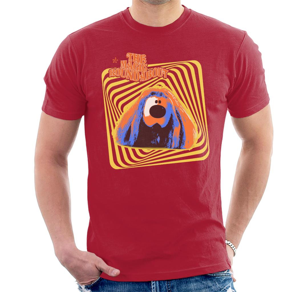 The Magic Roundabout Retro Psychedelic Dougal Men's T-Shirt product image 8