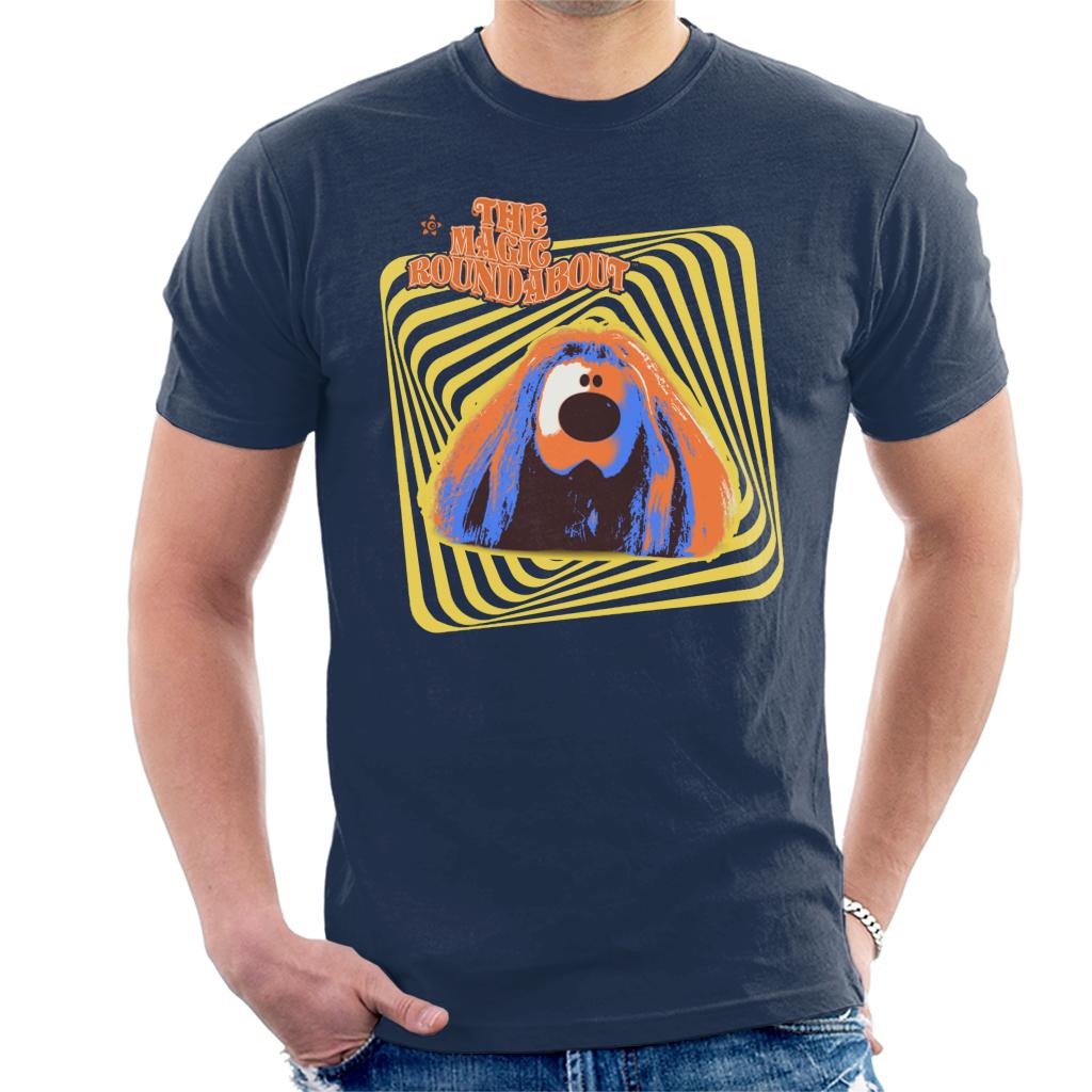 The Magic Roundabout Retro Psychedelic Dougal Men's T-Shirt product image 6