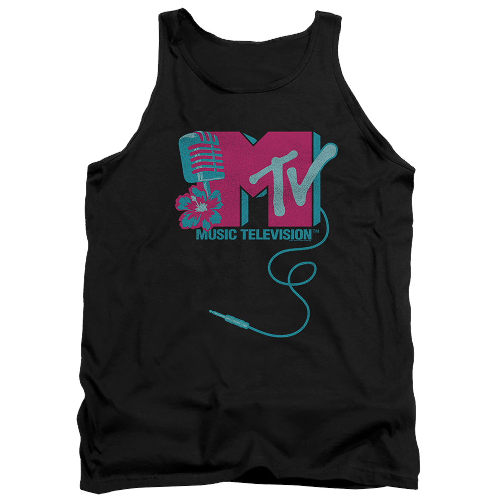 MTV Microphone Logo - Men's Tank Top