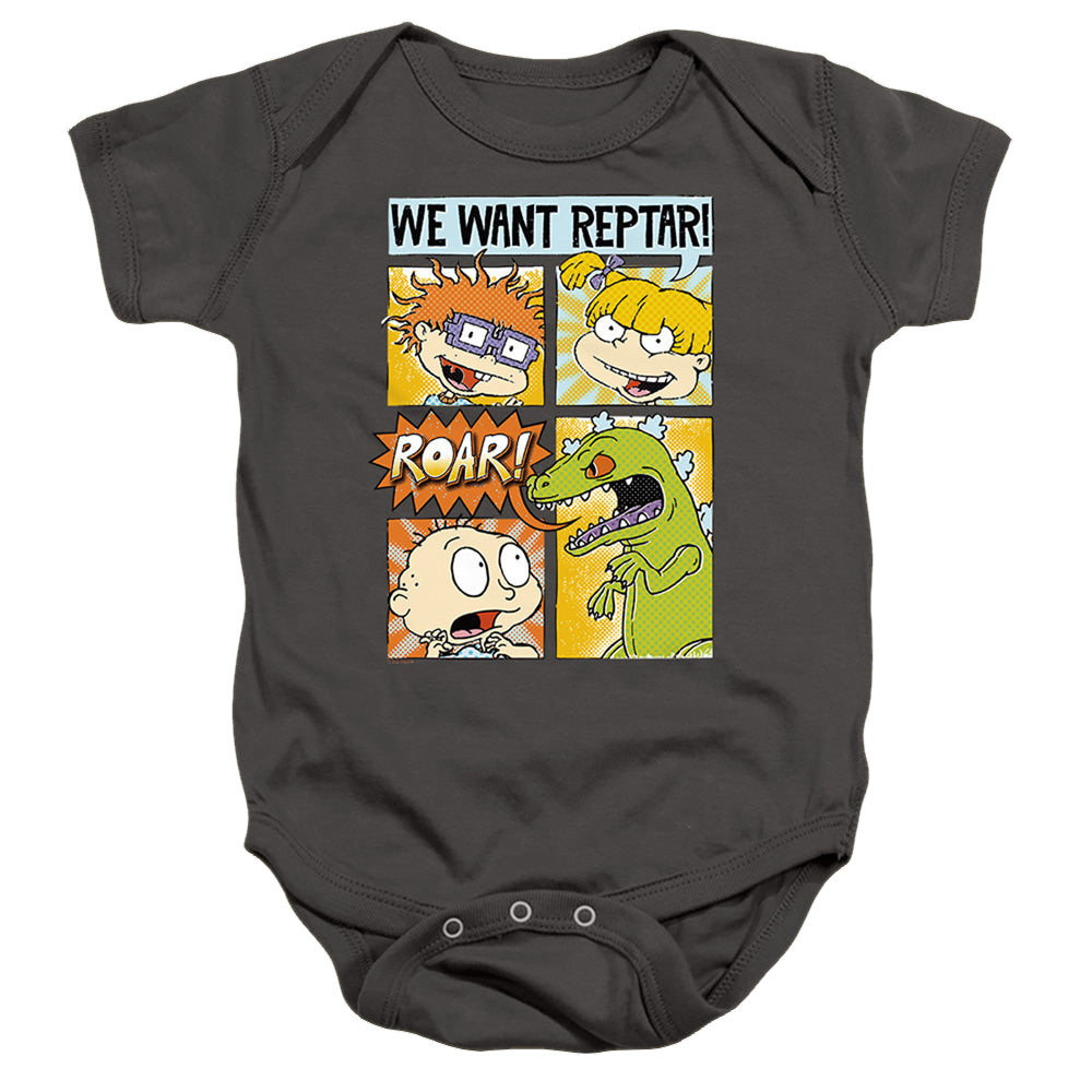 Rugrats We Want Reptar! Comic - Baby Bodysuit
