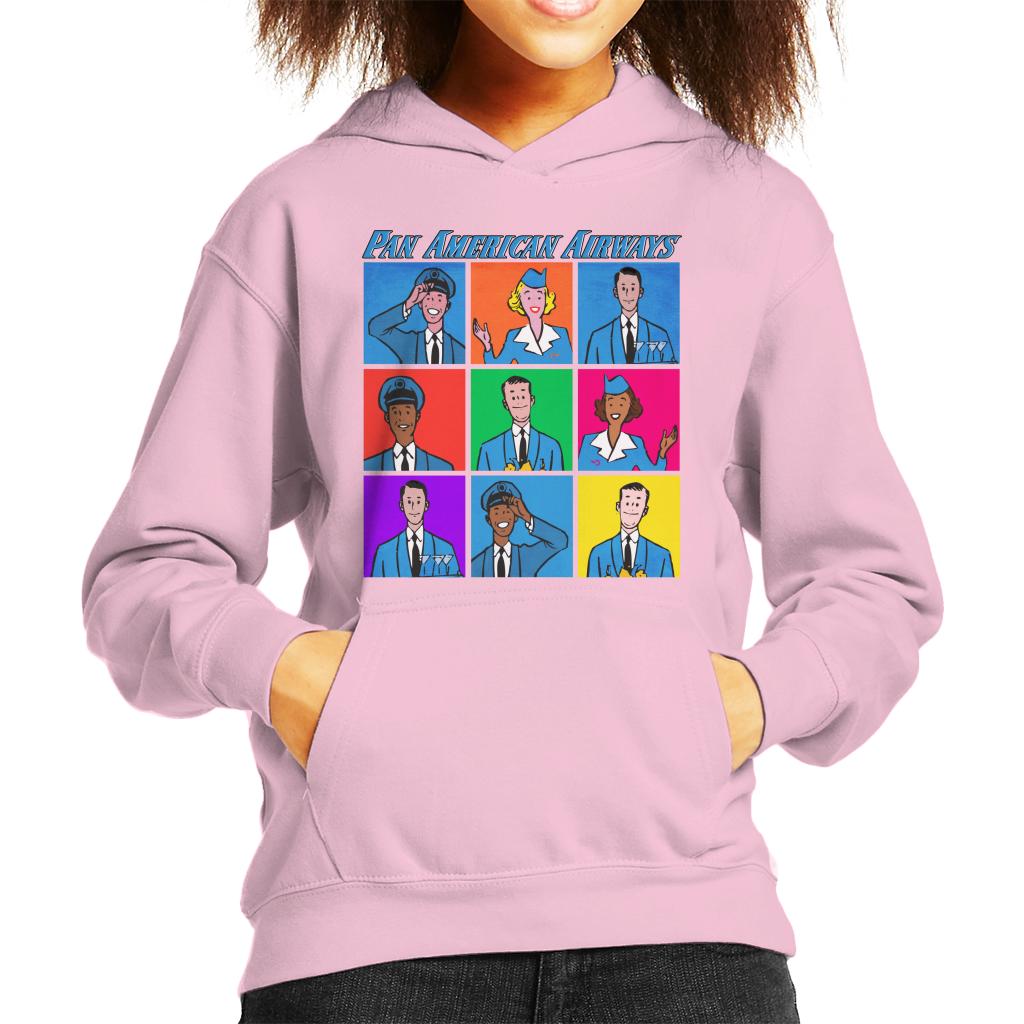 Pan Am Flight Crew Kid's Hooded Sweatshirt product image 4