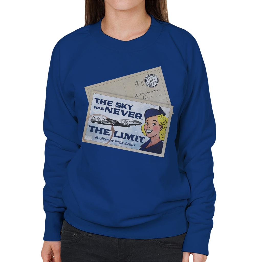 Pan Am The Sky Was Never Limit Women's Sweatshirt product image 4