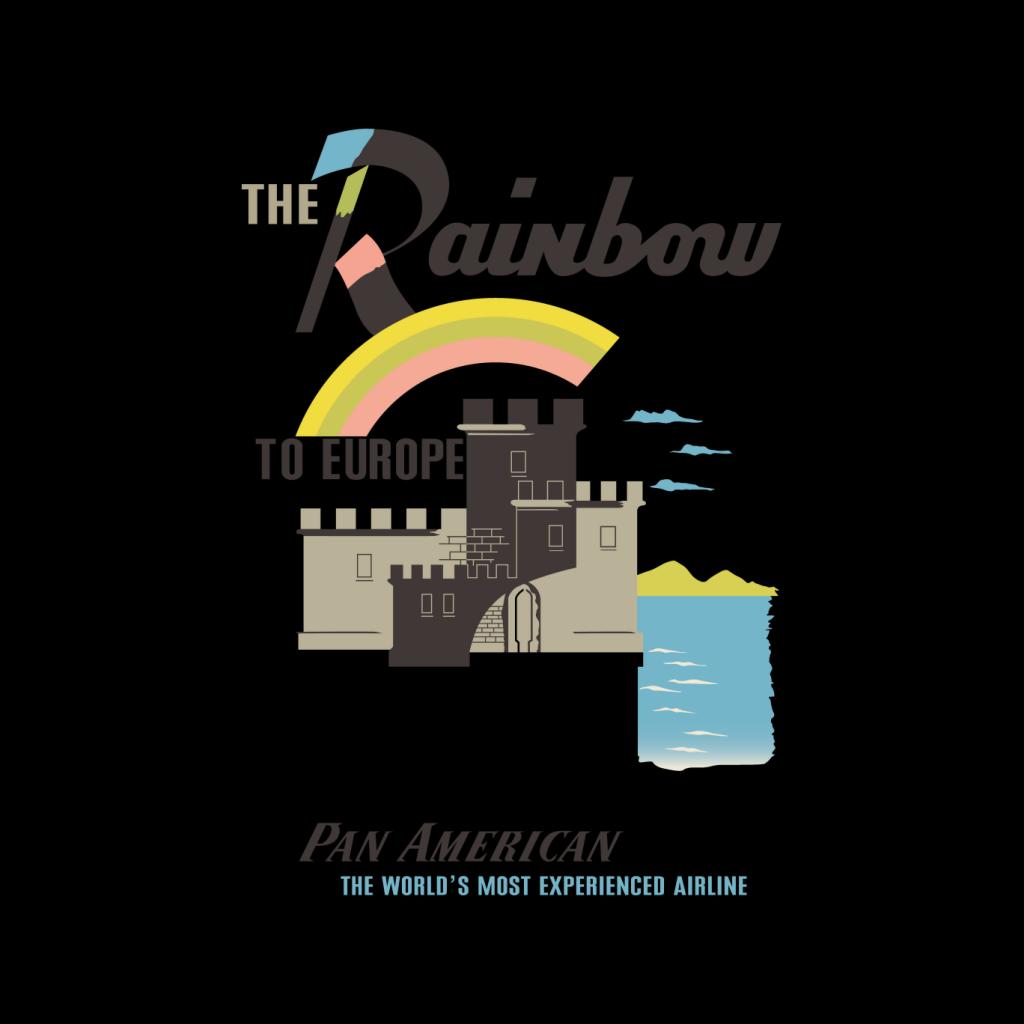 Pan Am The Rainbow To Europe Men's Hooded Sweatshirt product image 2