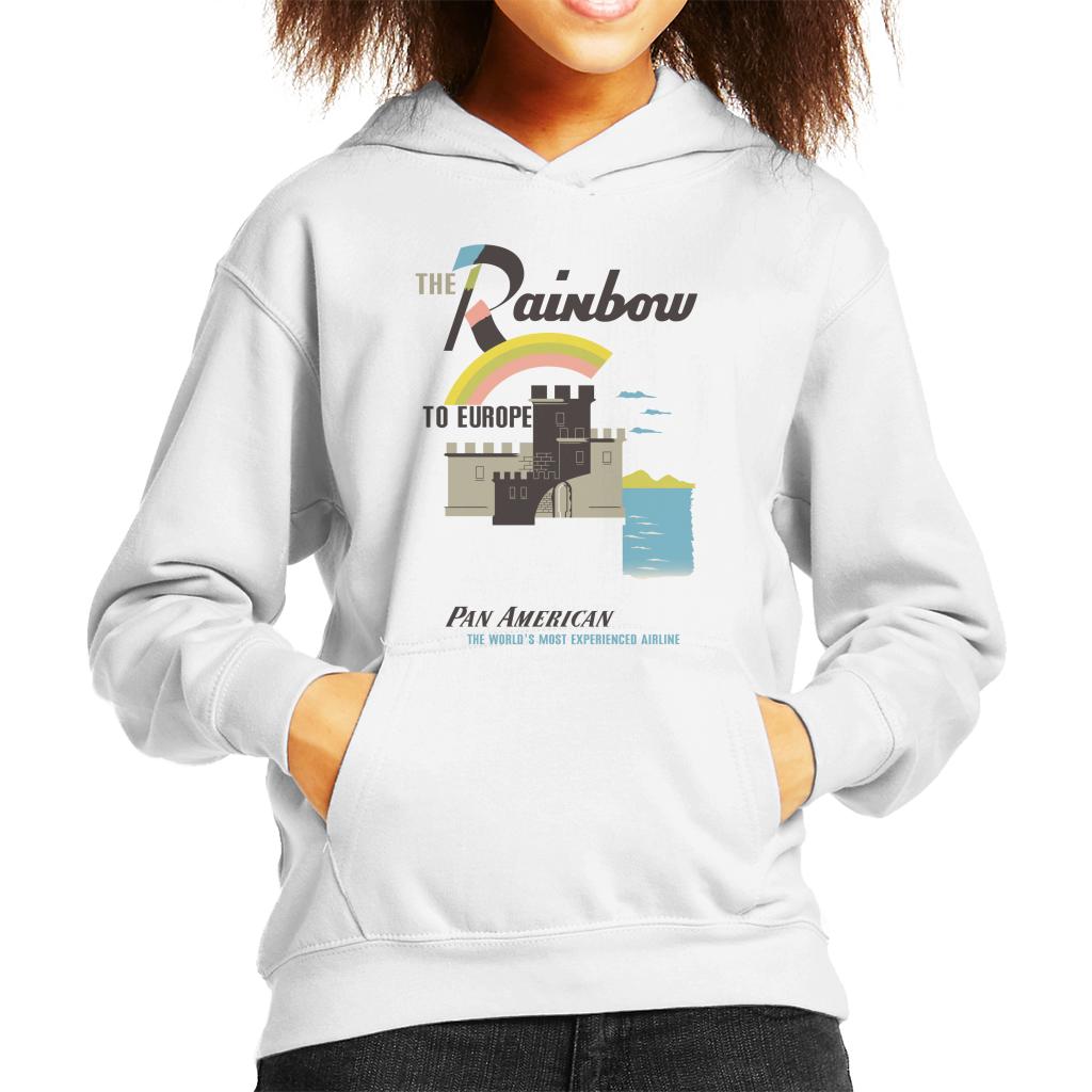Pan Am The Rainbow To Europe Kid's Hooded Sweatshirt product image 4