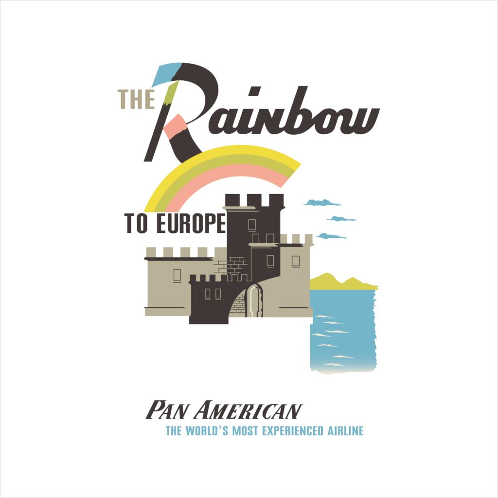 Pan Am The Rainbow To Europe Men's Hooded Sweatshirt product image 5
