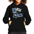 Pan Am Postage Stamps Montage Kid's Hooded Sweatshirt product image 1