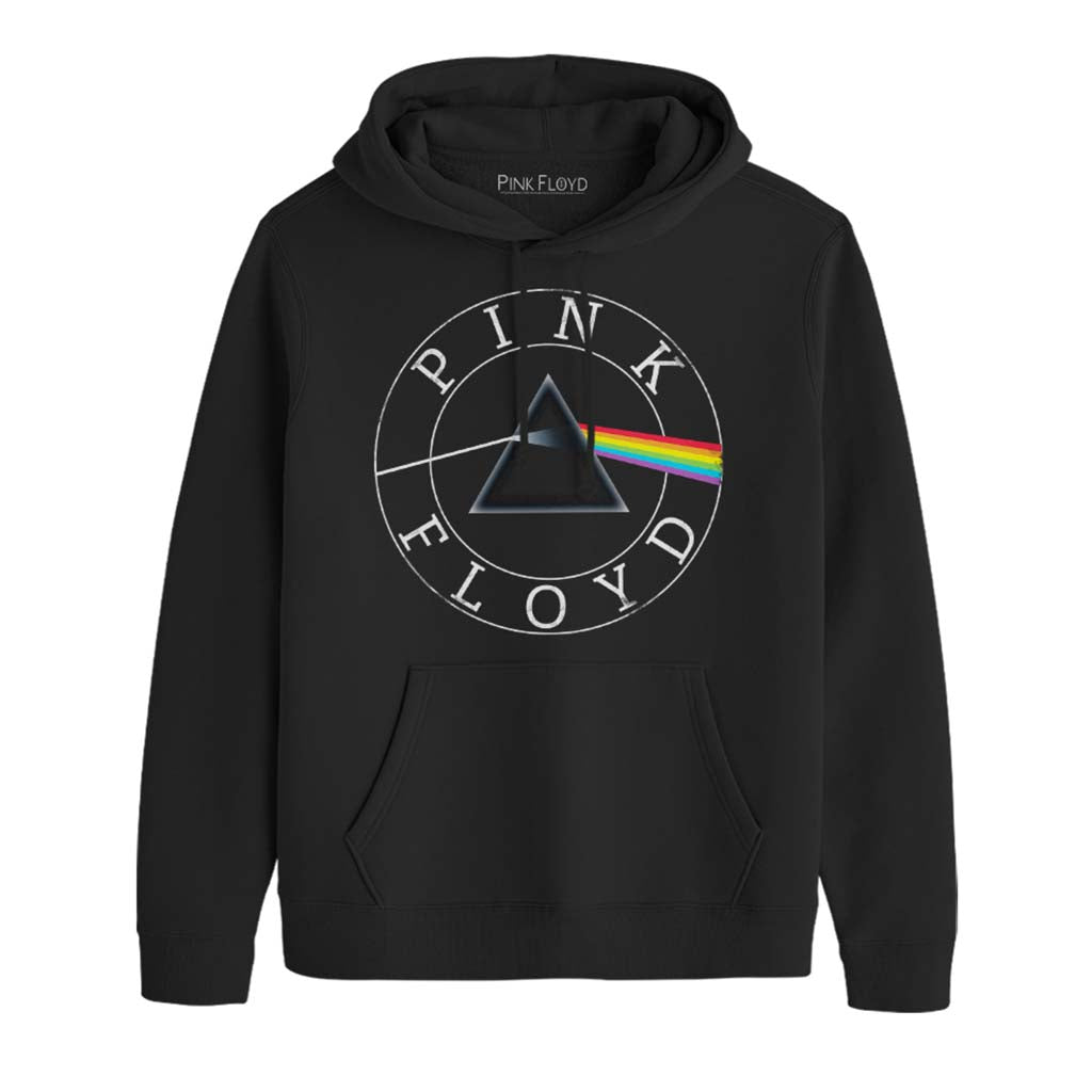 Pink Floyd Dark Side Of The Moon Circle Logo Men's Hooded product image 1