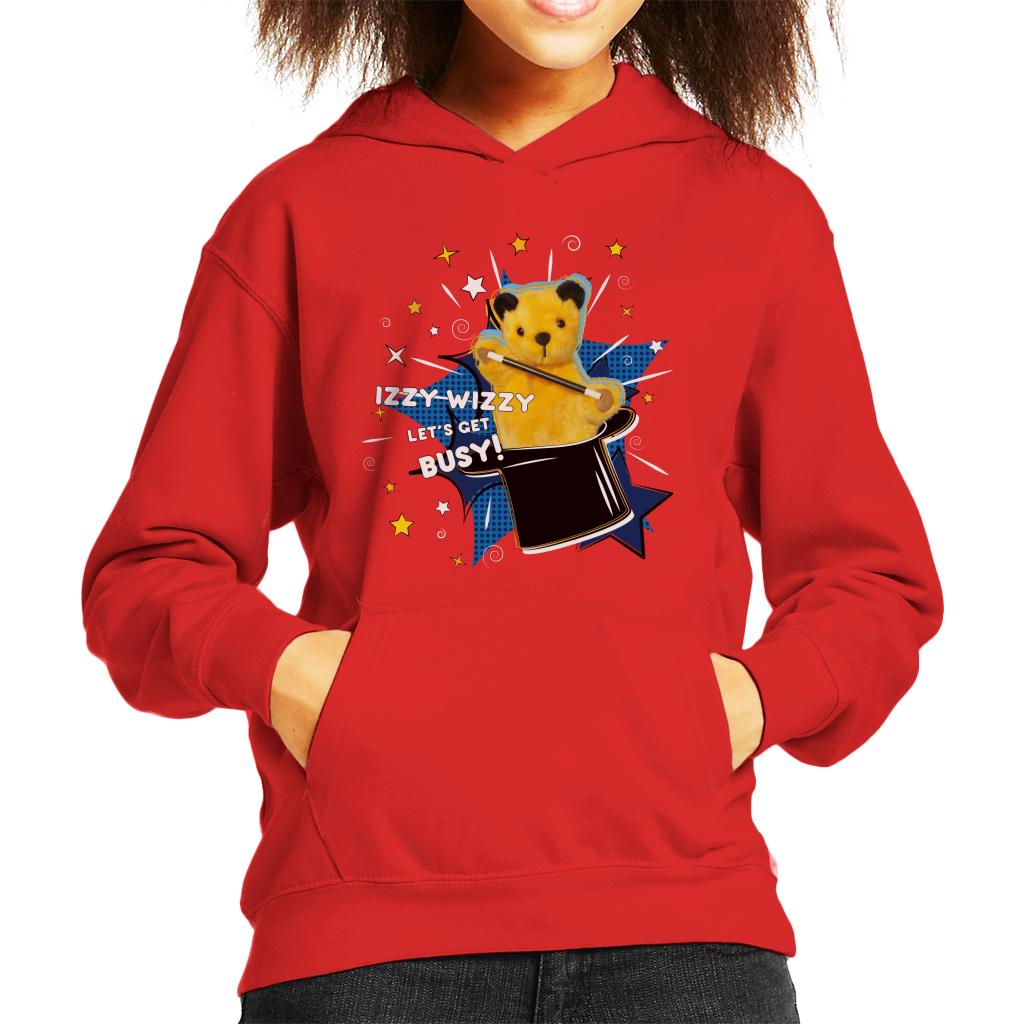 Sooty Top Hat Izzy Wizzy Let's Get Busy Kid's Hooded Sweatshirt