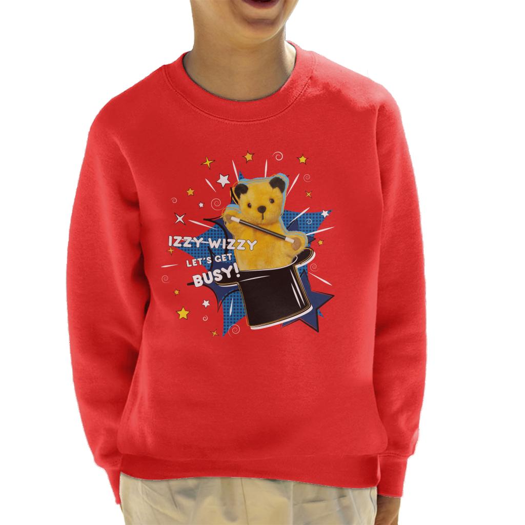 Sooty Top Hat Izzy Wizzy Let's Get Busy Kid's Sweatshirt