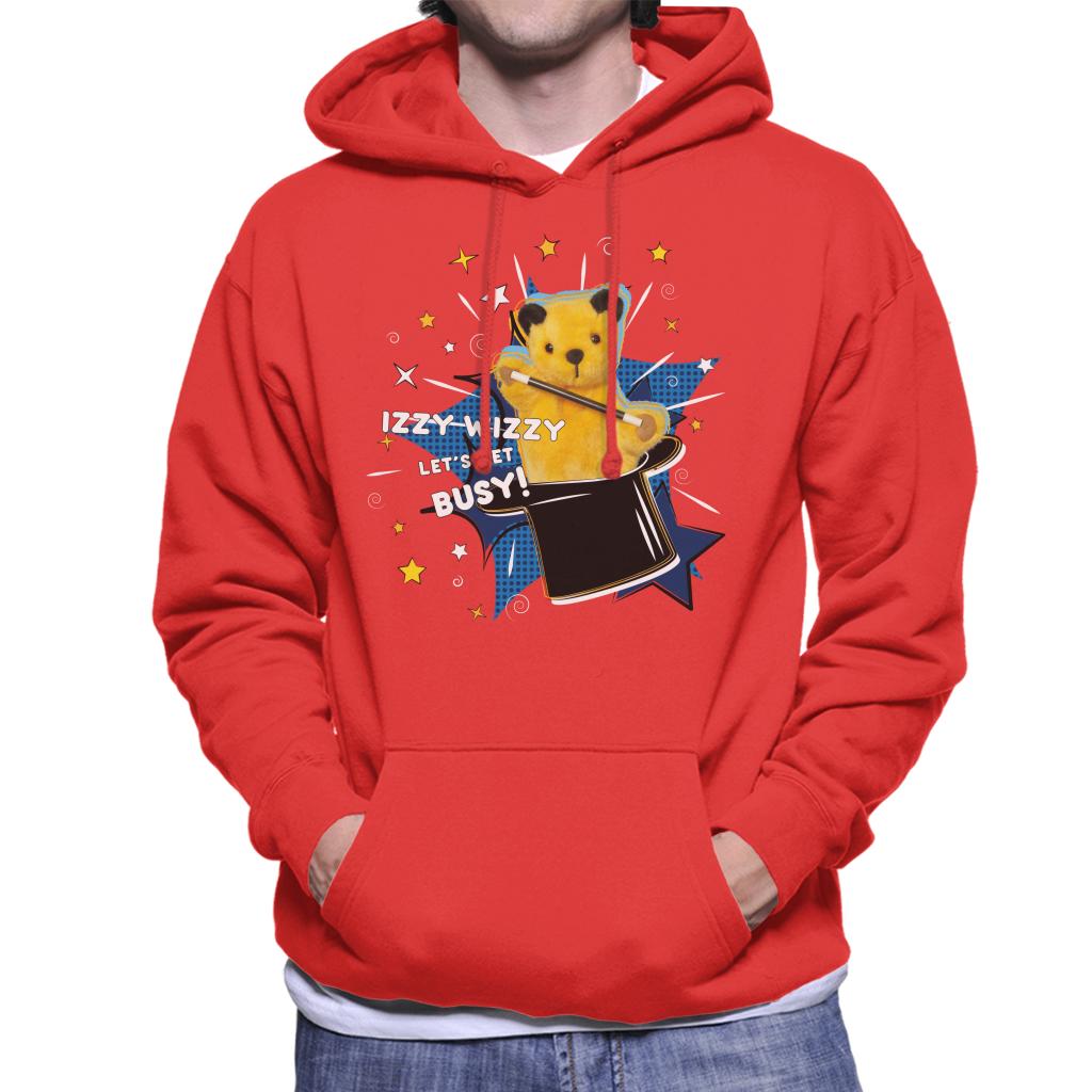 Sooty Top Hat Izzy Wizzy Let's Get Busy Men's Hooded Sweatshirt