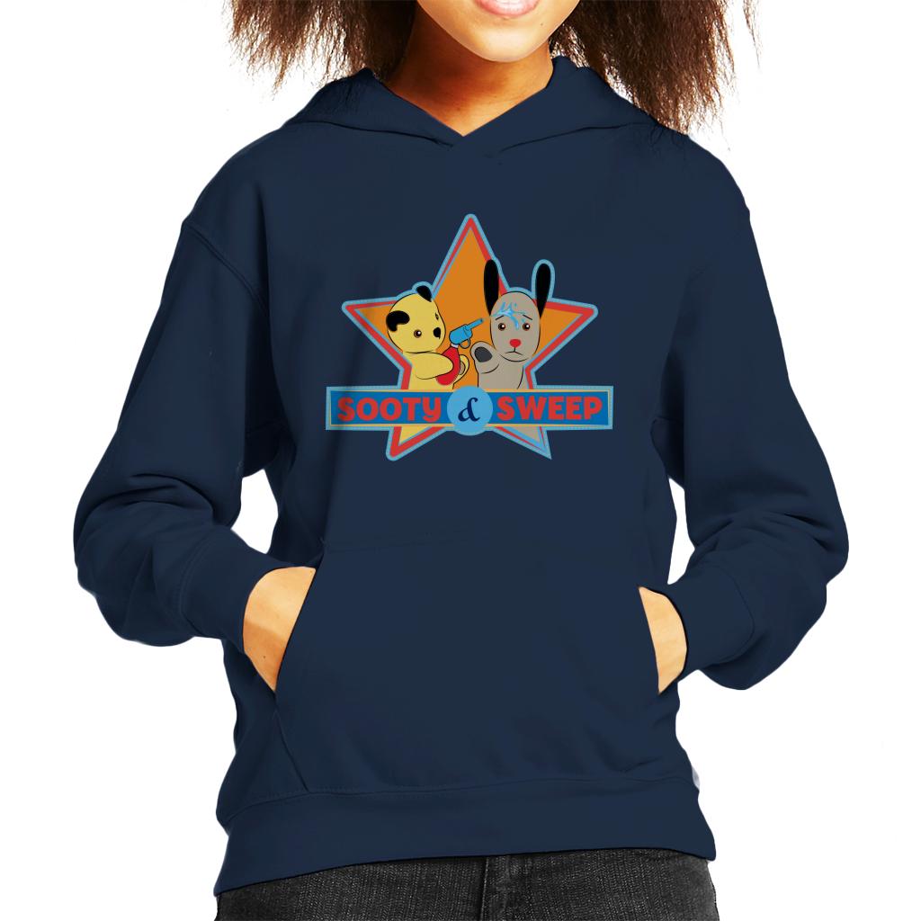 Sooty & Sweep Cartoon Water Sprayer Kid's Hooded Sweatshirt product image 1