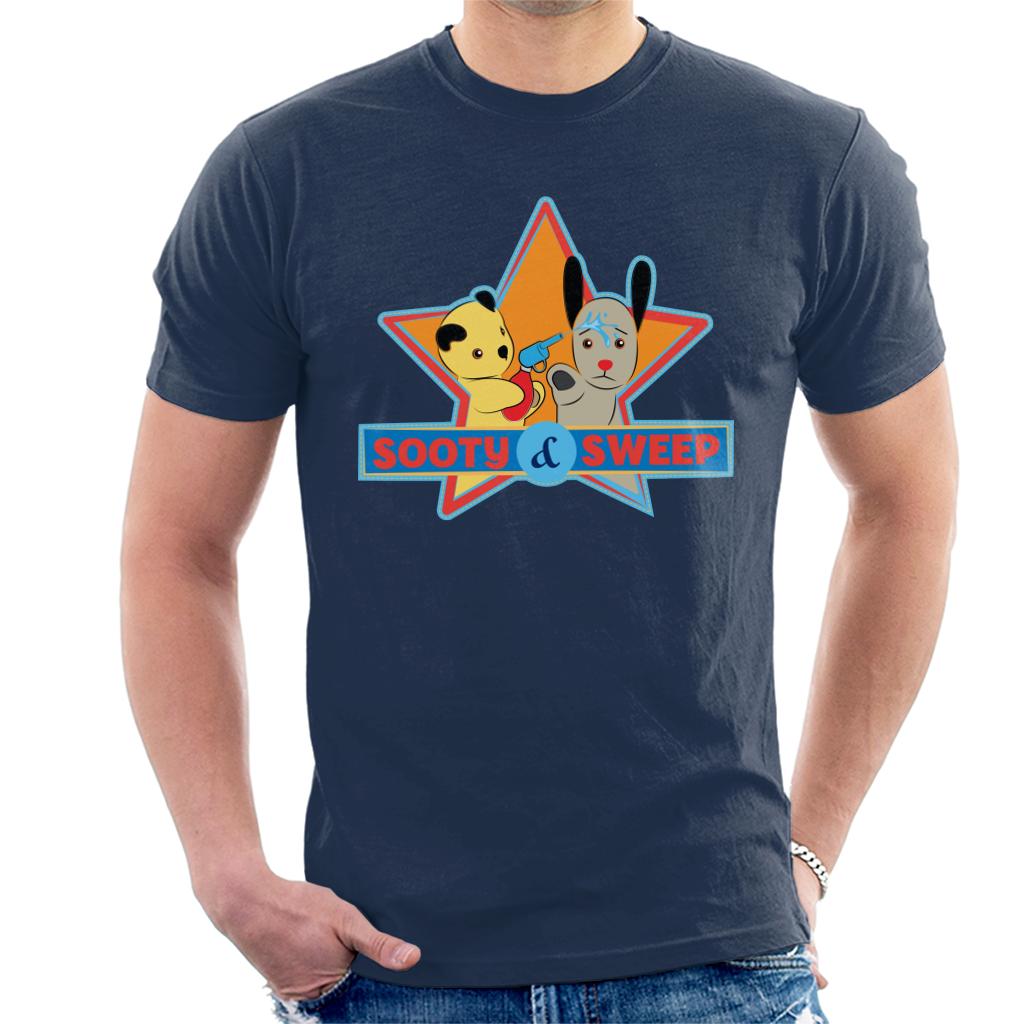 Sooty & Sweep Cartoon Water Sprayer Men's T-Shirt product image 1
