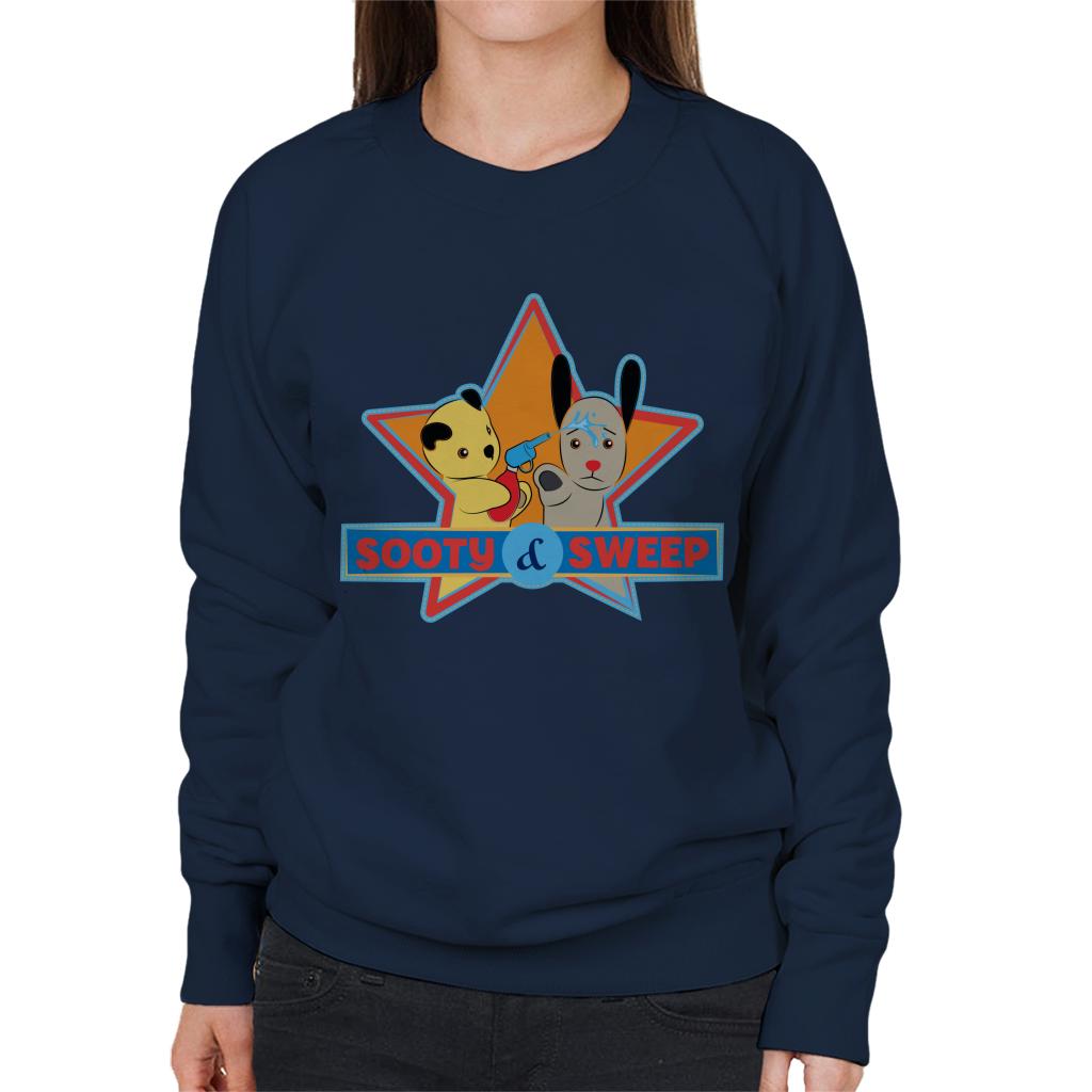 Sooty & Sweep Cartoon Water Sprayer Women's Sweatshirt product image 1