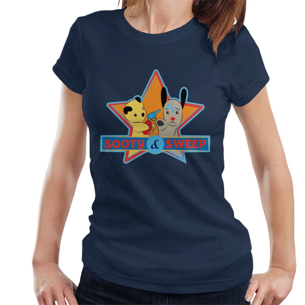 Sooty & Sweep Cartoon Water Sprayer Women's T-Shirt product image 1