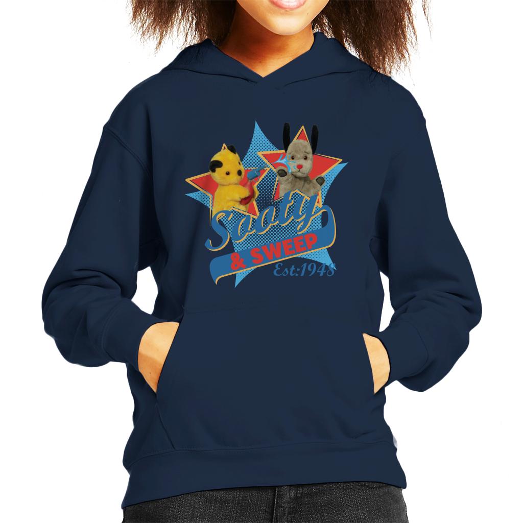 Sooty & Sweep Retro Water Sprayer Kid's Hooded Sweatshirt product image 4