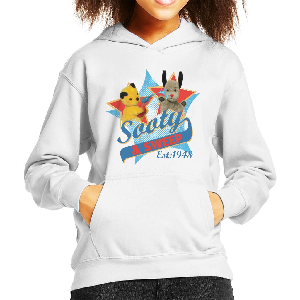 Sooty & Sweep Retro Water Sprayer Kid's Hooded Sweatshirt product image 6
