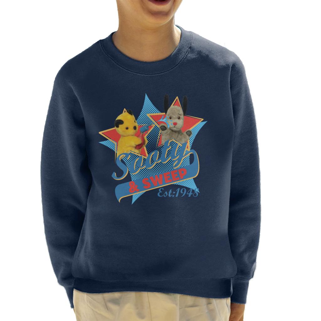 Sooty & Sweep Retro Water Sprayer Kid's Sweatshirt product image 4