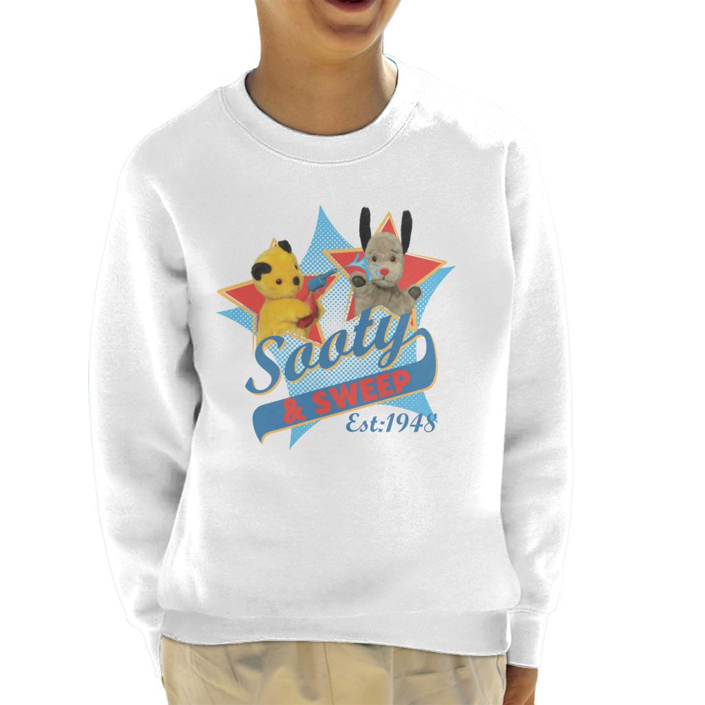Sooty & Sweep Retro Water Sprayer Kid's Sweatshirt product image 6
