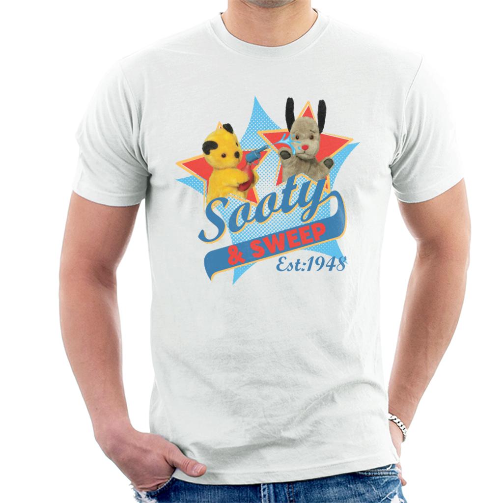 Sooty & Sweep Retro Water Sprayer Men's T-Shirt product image 4