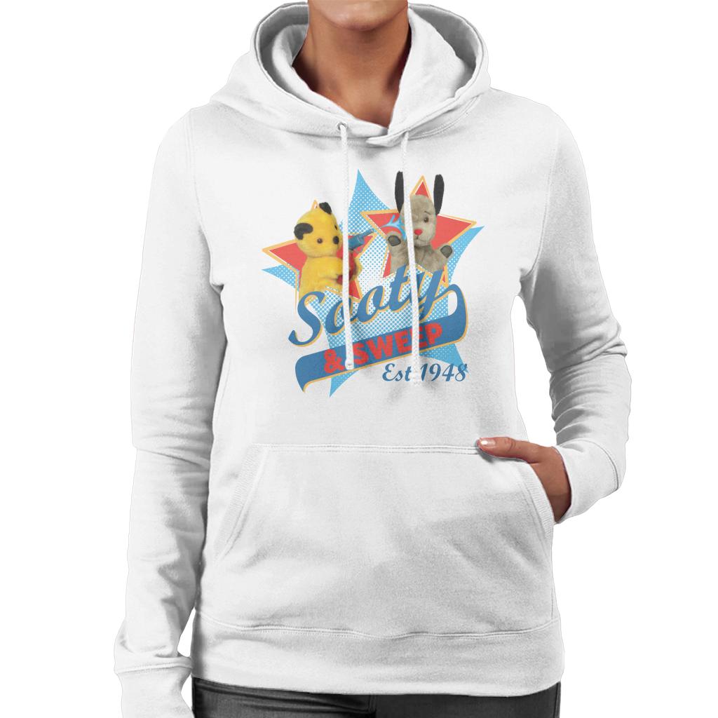 Sooty & Sweep Retro Water Sprayer Women's Hooded Sweatshirt product image 4