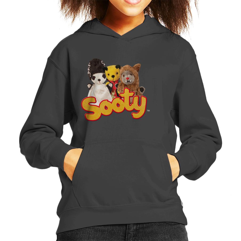 Sooty Halloween Spooky Trio Kid's Hooded Sweatshirt product image 4