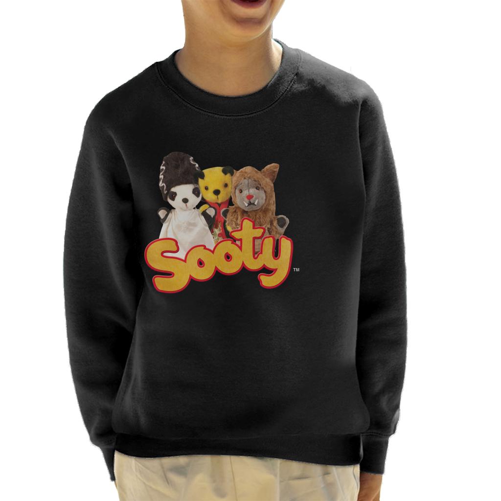 Sooty Halloween Spooky Trio Kid's Sweatshirt product image 1