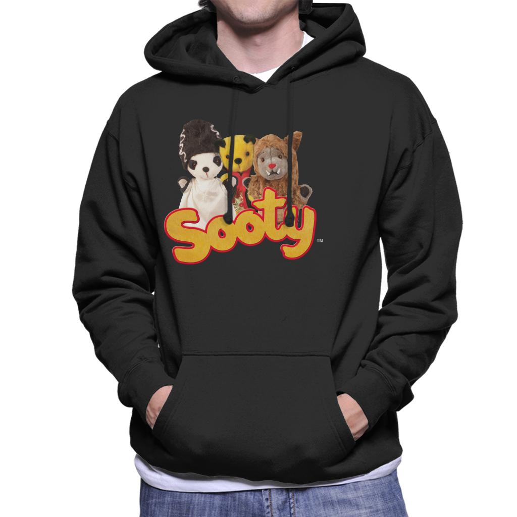 Sooty Halloween Spooky Trio Men's Hooded Sweatshirt product image 1