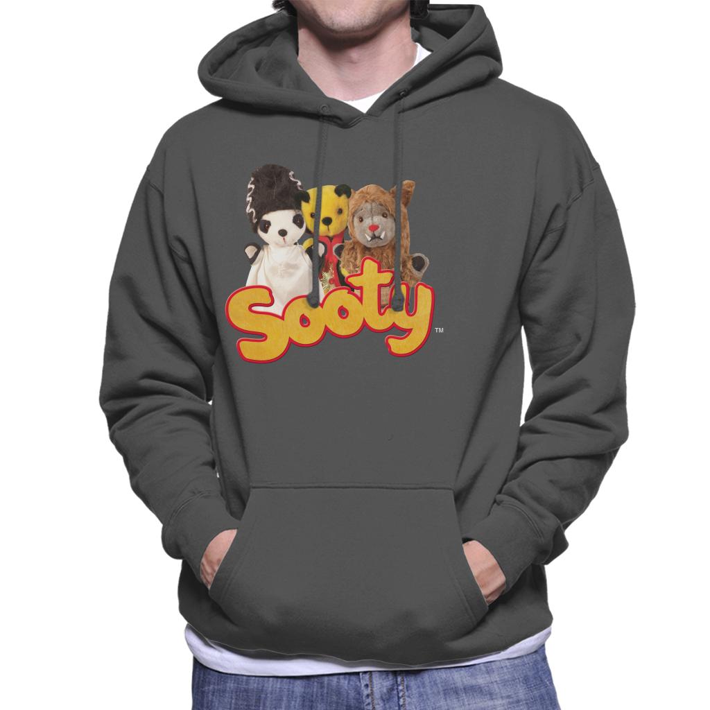 Sooty Halloween Spooky Trio Men's Hooded Sweatshirt product image 4