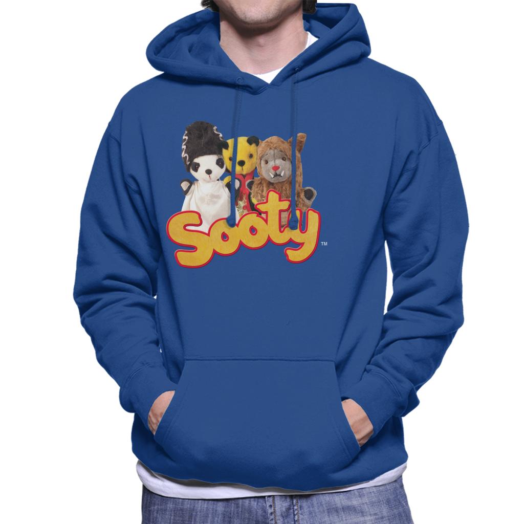Sooty Halloween Spooky Trio Men's Hooded Sweatshirt product image 6