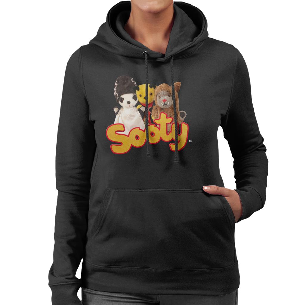 Sooty Halloween Spooky Trio Women's Hooded Sweatshirt product image 1