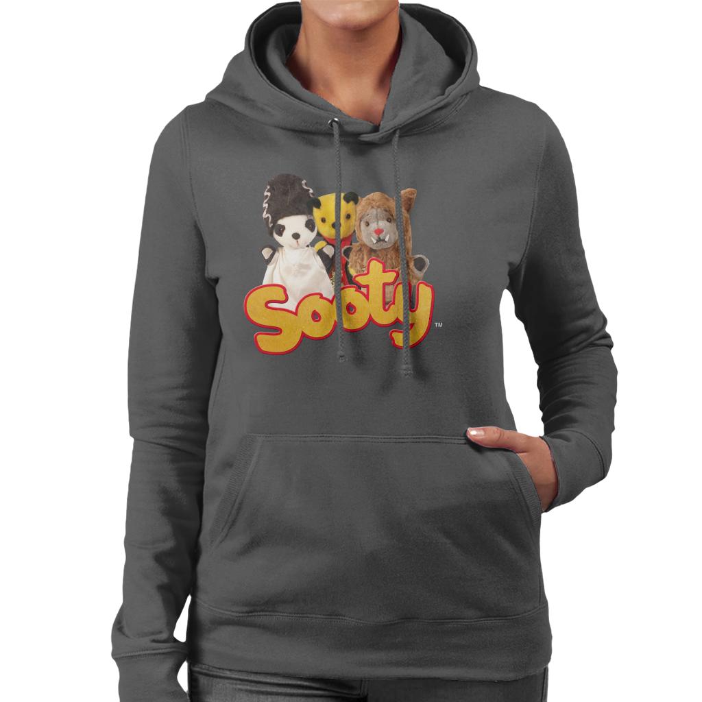Sooty Halloween Spooky Trio Women's Hooded Sweatshirt product image 4