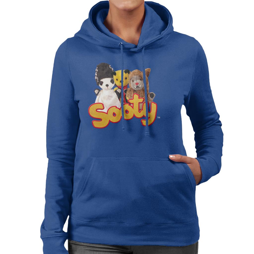 Sooty Halloween Spooky Trio Women's Hooded Sweatshirt product image 6