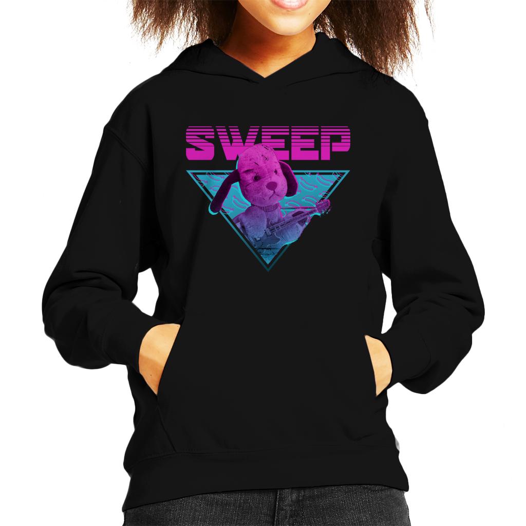 Sooty Sweep Guitar Vaporwave Kid's Hooded Sweatshirt product image 1