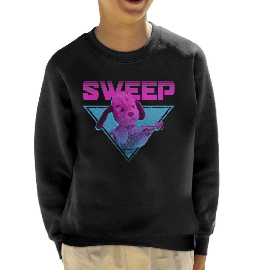 Sooty Sweep Guitar Vaporwave Kid's Sweatshirt product image 1
