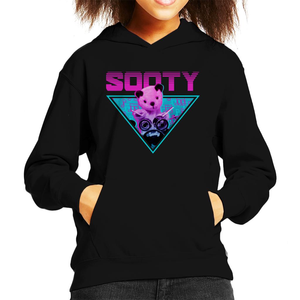 Sooty Drums Vaporwave Kid's Hooded Sweatshirt product image 1